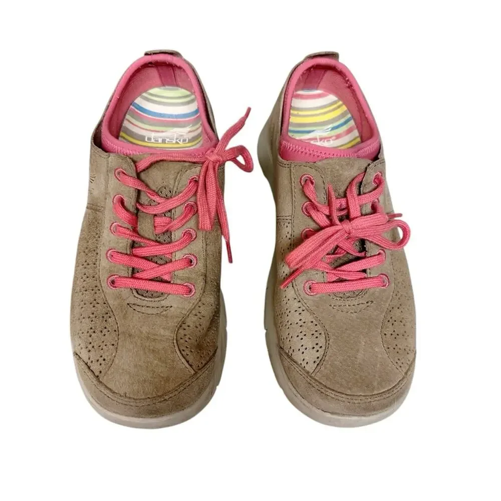 Dansko ‘Elise’ Suede Comfort Walking Shoes Oxford Sneaker